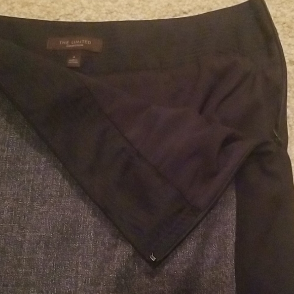 Navy block pencil skirt - Picture 4 of 5